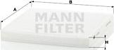 Mann-Filter CU 2132 - Filtru, aer habitaclu aaoparts.ro