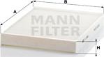 Mann-Filter CU 2842 - Filtru, aer habitaclu aaoparts.ro