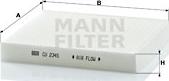 Mann-Filter CU 2345 - Filtru, aer habitaclu aaoparts.ro