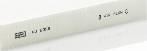 Mann-Filter CU 2358 - Filtru, aer habitaclu aaoparts.ro