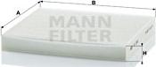 Mann-Filter CU 2362 - Filtru, aer habitaclu aaoparts.ro