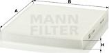 Mann-Filter CU 23 009 - Filtru, aer habitaclu aaoparts.ro