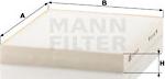 Mann-Filter CU 23 003 - Filtru, aer habitaclu aaoparts.ro