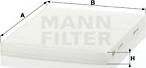 Mann-Filter CU 23 010 - Filtru, aer habitaclu aaoparts.ro