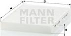 Mann-Filter CU 2335 - Filtru, aer habitaclu aaoparts.ro