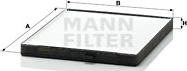 Mann-Filter CU 2330 - Filtru, aer habitaclu aaoparts.ro