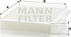 Mann-Filter CU 2338 - Filtru, aer habitaclu aaoparts.ro