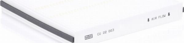 Mann-Filter CU 22 003 - Filtru, aer habitaclu aaoparts.ro