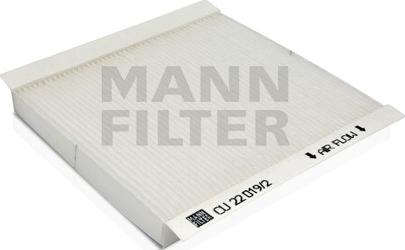 Mann-Filter CU 22 019/2 - Filtru, aer habitaclu aaoparts.ro