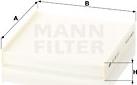 Mann-Filter CU 22 011 - Filtru, aer habitaclu aaoparts.ro