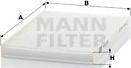 Mann-Filter CU 2218 - Filtru, aer habitaclu aaoparts.ro