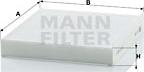 Mann-Filter CU 2232 - Filtru, aer habitaclu aaoparts.ro