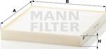 Mann-Filter CU 2227 - Filtru, aer habitaclu aaoparts.ro