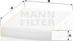 Mann-Filter CU 27 009 - Filtru, aer habitaclu aaoparts.ro