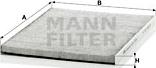 Mann-Filter CUK 3059 - Filtru, aer habitaclu aaoparts.ro