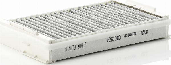 Mann-Filter CUK 2534 - Filtru, aer habitaclu aaoparts.ro