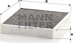 Mann-Filter CUK 26 010 - Filtru, aer habitaclu aaoparts.ro