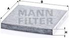 Mann-Filter CUK 22 021 - Filtru, aer habitaclu aaoparts.ro