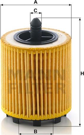 Mann-Filter HU 69/2 x - Filtru ulei aaoparts.ro