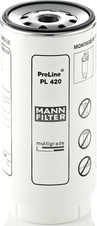 Mann-Filter PL 420 x - Filtru combustibil aaoparts.ro