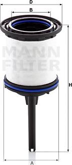 Mann-Filter PU 7008 z KIT - Filtru combustibil aaoparts.ro