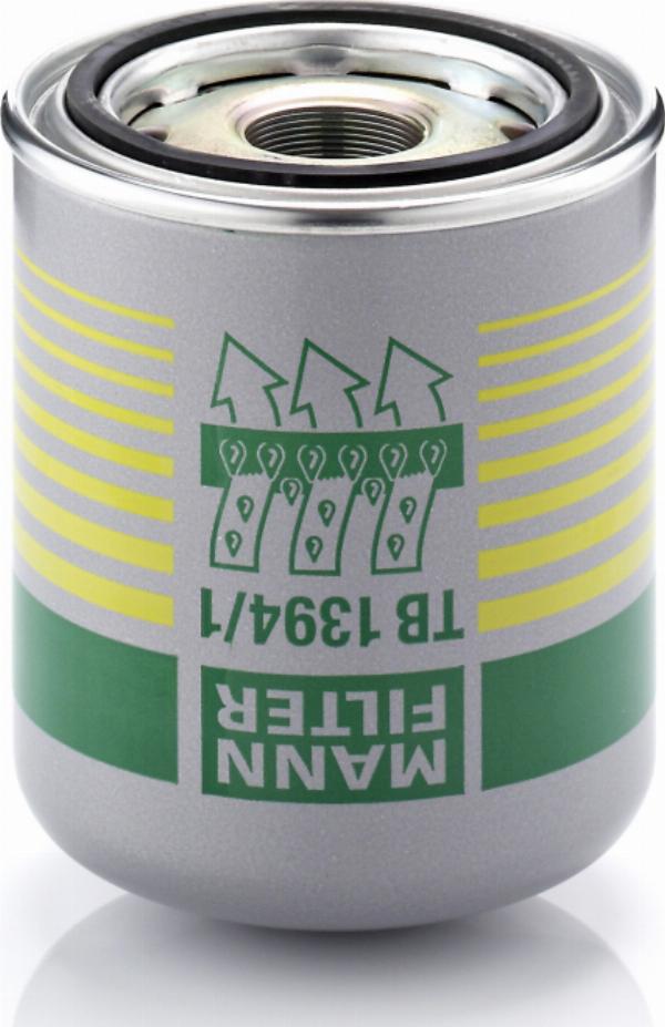 Mann-Filter TB 1394/1 x - Element filtrant uscator aer, compresor aaoparts.ro