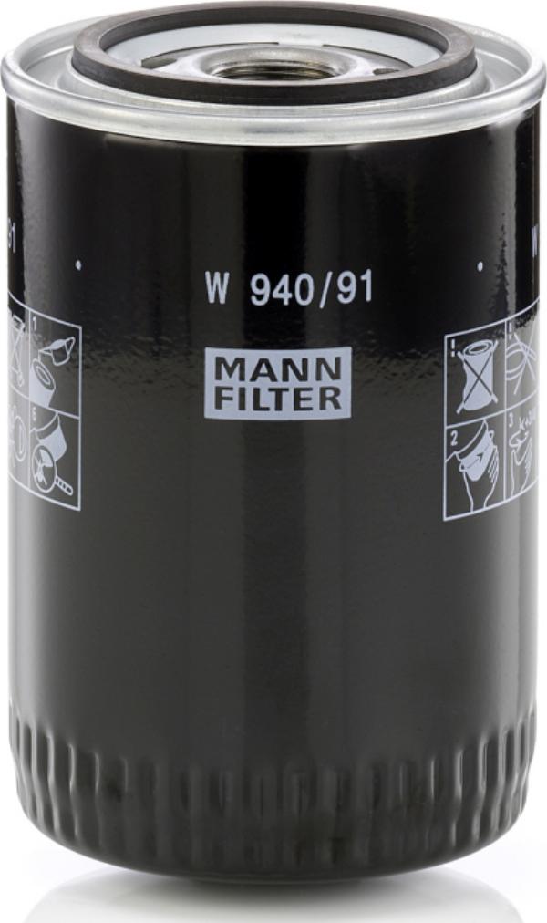Mann-Filter W 940/91 - Filtru ulei aaoparts.ro