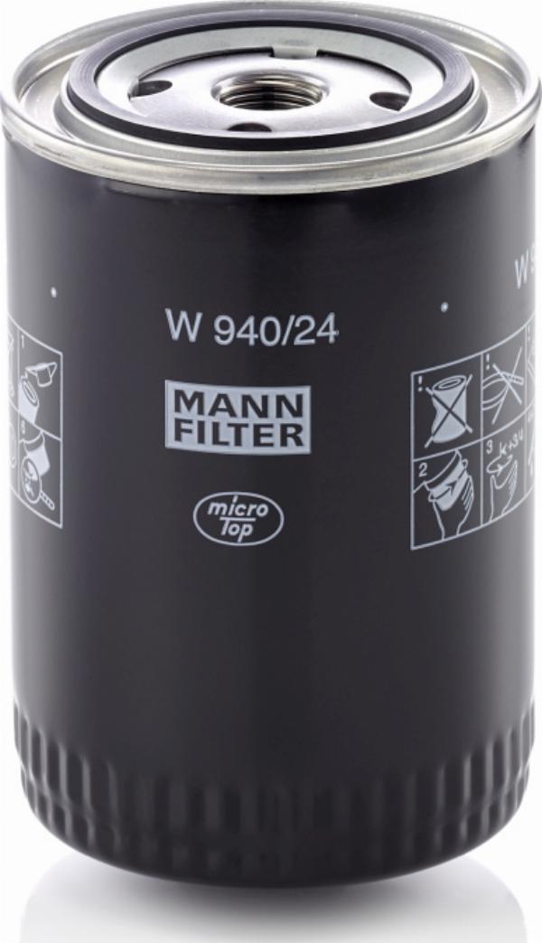 Mann-Filter W 940/24 - Filtru ulei aaoparts.ro