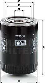 Mann-Filter W 9066 - Filtru ulei aaoparts.ro