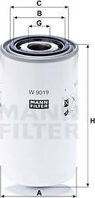 Mann-Filter W 9019 - Filtru ulei aaoparts.ro