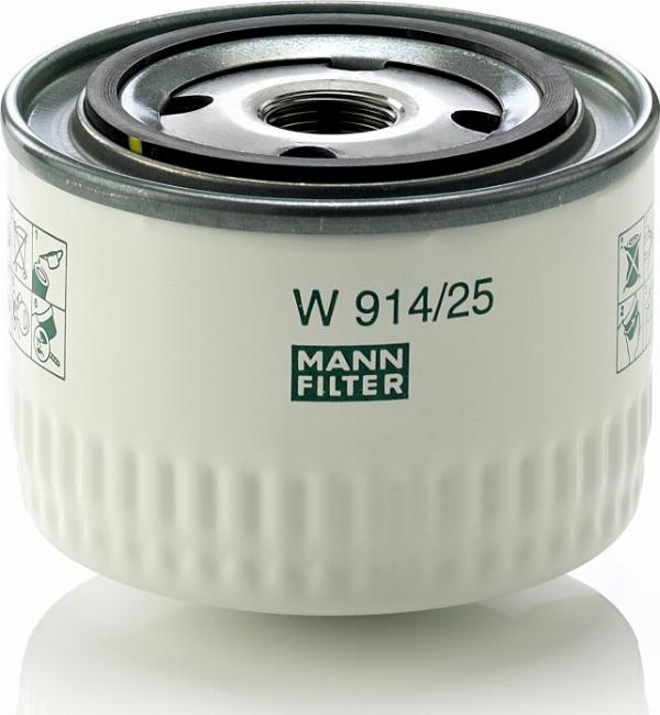 Mann-Filter W 914/25 - Filtru hidraulic, cutie de viteze automata aaoparts.ro