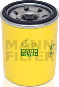 Mann-Filter W 6 MULTI 20 - Filtru ulei aaoparts.ro