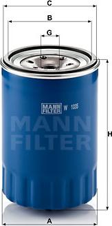 Mann-Filter W 1035 - Filtru ulei aaoparts.ro