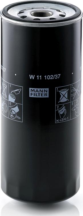 Mann-Filter W 11 102/37 - Filtru ulei aaoparts.ro