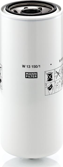 Mann-Filter W 13 150/1 - Filtru ulei aaoparts.ro