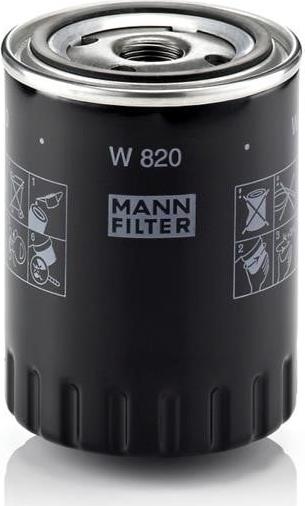 Mann-Filter W 820 - Filtru ulei aaoparts.ro