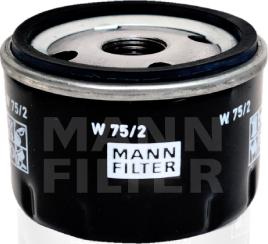 Mann-Filter W 75/2 - Filtru ulei aaoparts.ro