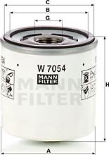 Mann-Filter W 7054 - Filtru ulei aaoparts.ro