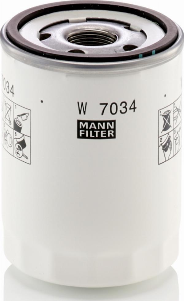 Mann-Filter W 7034 - Filtru ulei aaoparts.ro