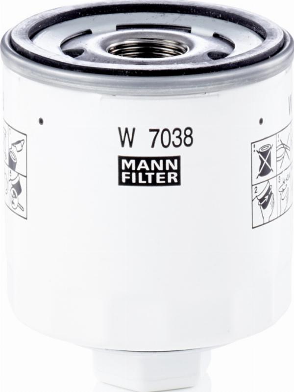 Mann-Filter W 7038 - Filtru ulei aaoparts.ro