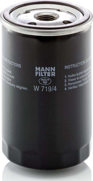 Mann-Filter W 719/4 - Filtru ulei aaoparts.ro