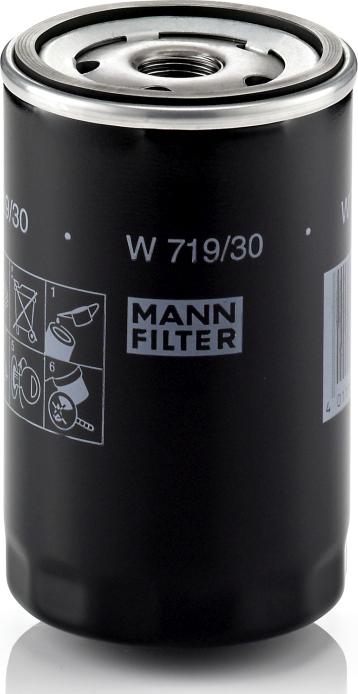 Mann-Filter W 719/30 - Filtru ulei aaoparts.ro