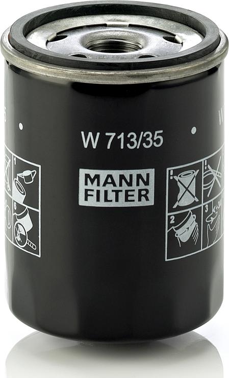 Mann-Filter W 713/35 - Filtru ulei aaoparts.ro