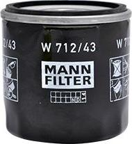 Mann-Filter W 712/43 - Filtru ulei aaoparts.ro