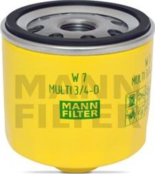 Mann-Filter W 7 MULTI 3/4-D - Filtru ulei aaoparts.ro