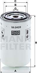 Mann-Filter WA 940/9 - Filtru agent frigorific aaoparts.ro