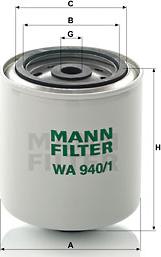 Mann-Filter WA 940/1 - Filtru agent frigorific aaoparts.ro