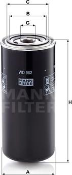 Mann-Filter WD 962 - Filtru ulei aaoparts.ro