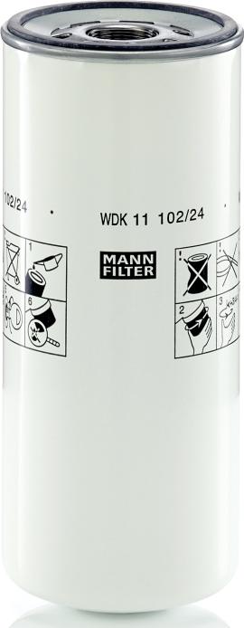 Mann-Filter WDK 11 102/24 - Filtru combustibil aaoparts.ro