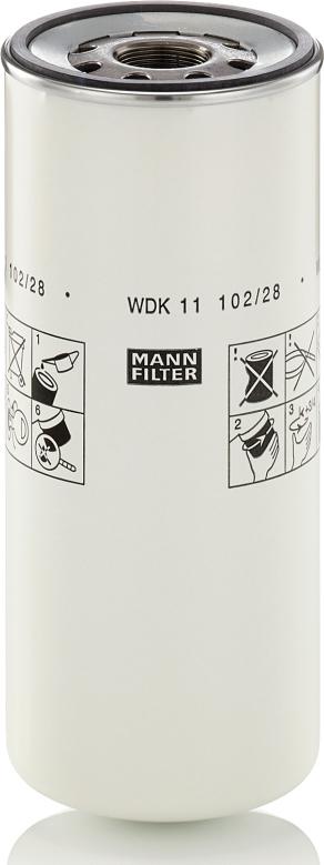 Mann-Filter WDK 11 102/28 - Filtru combustibil aaoparts.ro